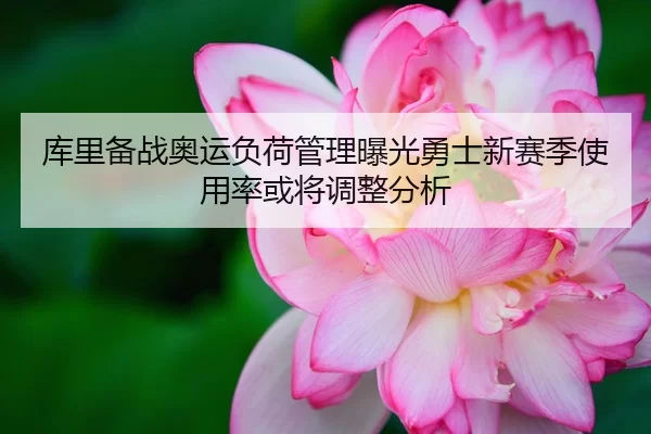 库里备战奥运负荷管理曝光勇士新赛季使用率或将调整分析
