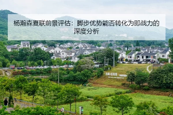 杨瀚森夏联前景评估：脚步优势能否转化为即战力的深度分析